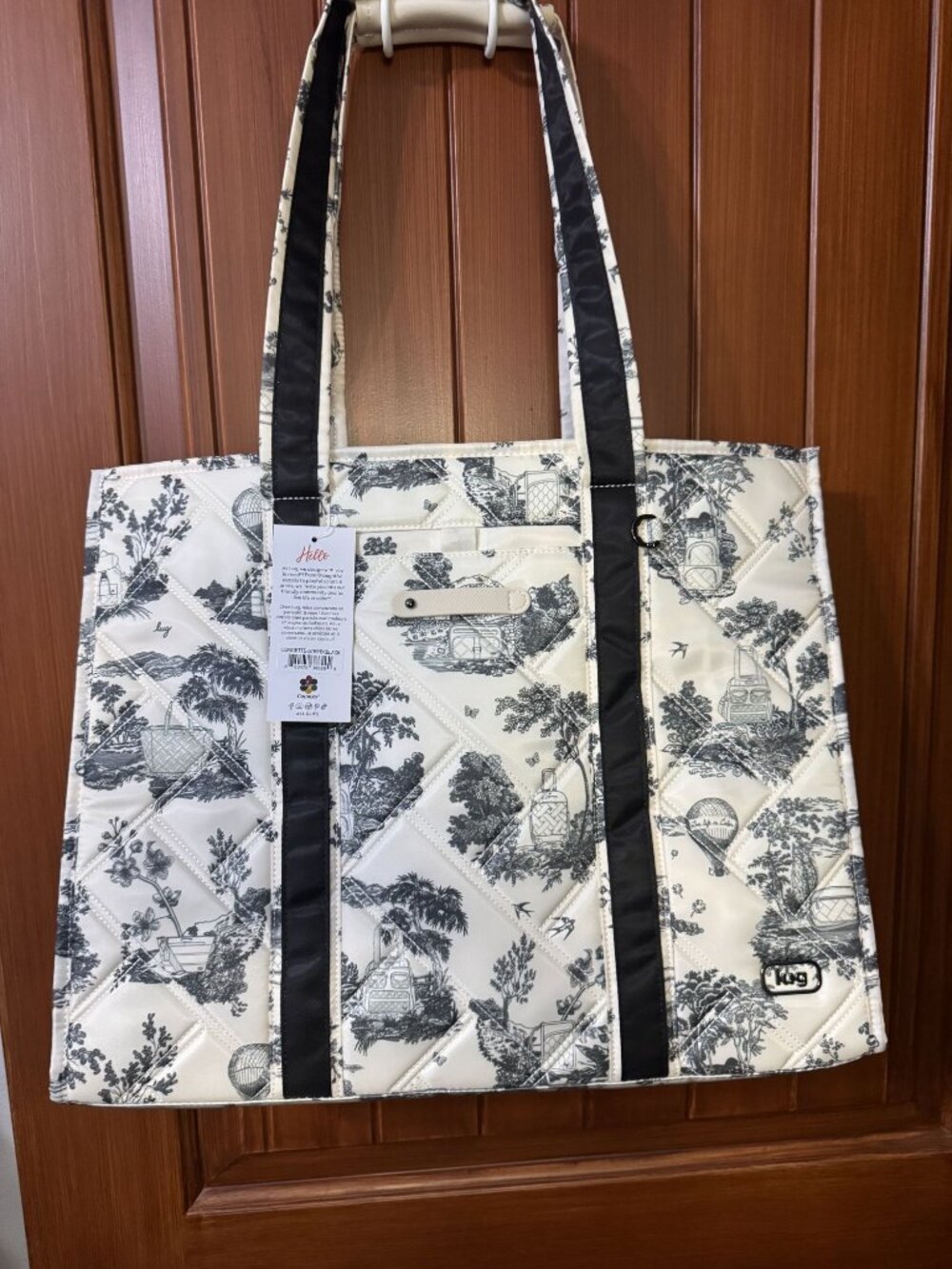LUG Longboat LE Carry-All Tote NWT Black - Picture 2 of 8